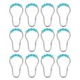 thumbnail image 5 of REGALWOVEN Shower Curtain Ring Hooks for Shower Rods Curtains Liners Blue Ball 12Pcs Metal, 5 of 6
