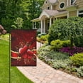 thumbnail image 5 of Valentine''s Day House Flag 28 x 40 Double Sided, Red Hearts Golden Bow Garden Yard Flags Welcome Spring Outdoor Indoor Banner for Wedding Party Home Decorations, 5 of 6