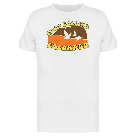 Fort Collins Colorado (Birds) Men's T-shirt