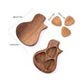 thumbnail image 4 of Amdohai Delicate Wooden Guitar Pick Box Novel Guitar-shape Plectrum Storage, 4 of 8