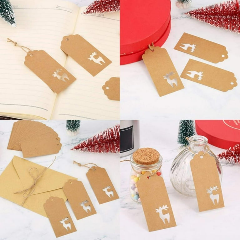 150 PCS Christmas Gift Tags with String