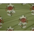thumbnail image 4 of oneOone Polyester Lycra Fabric Leaves & Floral Block Fabric Prints By Yard 56 Inch Wide, 4 of 4