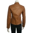 thumbnail image 4 of HYFVE Pleather Zip Up Biker Jacket, 4 of 4
