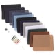 thumbnail image 3 of 1 Juego de parches de tela para planchar para reparación y decoración de ropa, parches rectangulares con respaldo adhesivo para pantalones vaqueros, chaquetas para áreas de rodillas y codos, 3 of 7