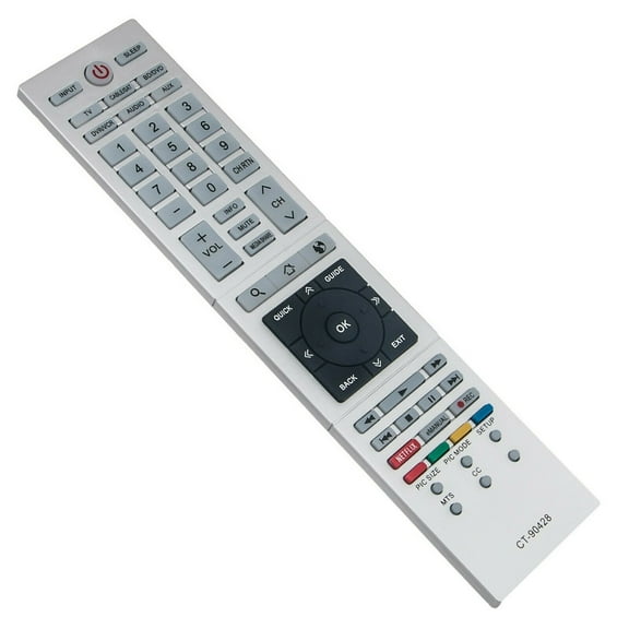 CT-90428 Replace Remote for Toshiba TV 32L4300 39L4300 50L4300U 55L7400U 58L4300