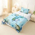 thumbnail image 2 of Erosebridal Cute Axolotl Kids Twin Comforter Sets,Ocean Theme T Alphabet Bedding Set For Boys,Reversible 2-Piece, 2 of 7