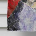 thumbnail image 4 of Carolines Treasures SS4697CHF 28 x 40 Po. Drapeau de Noël en Toile Flocons de Neige Rouges Portuguese Water Dog Taille Maison, 4 of 4