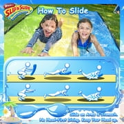 Wham-O Slip N Slide Triple Waver Rider with Boogie 18ft for Kids 5-12 Years Backyard Water Fun