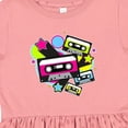 thumbnail image 4 of Inktastic The 80s Cassette Tapes Girls Toddler Dress, 4 of 5