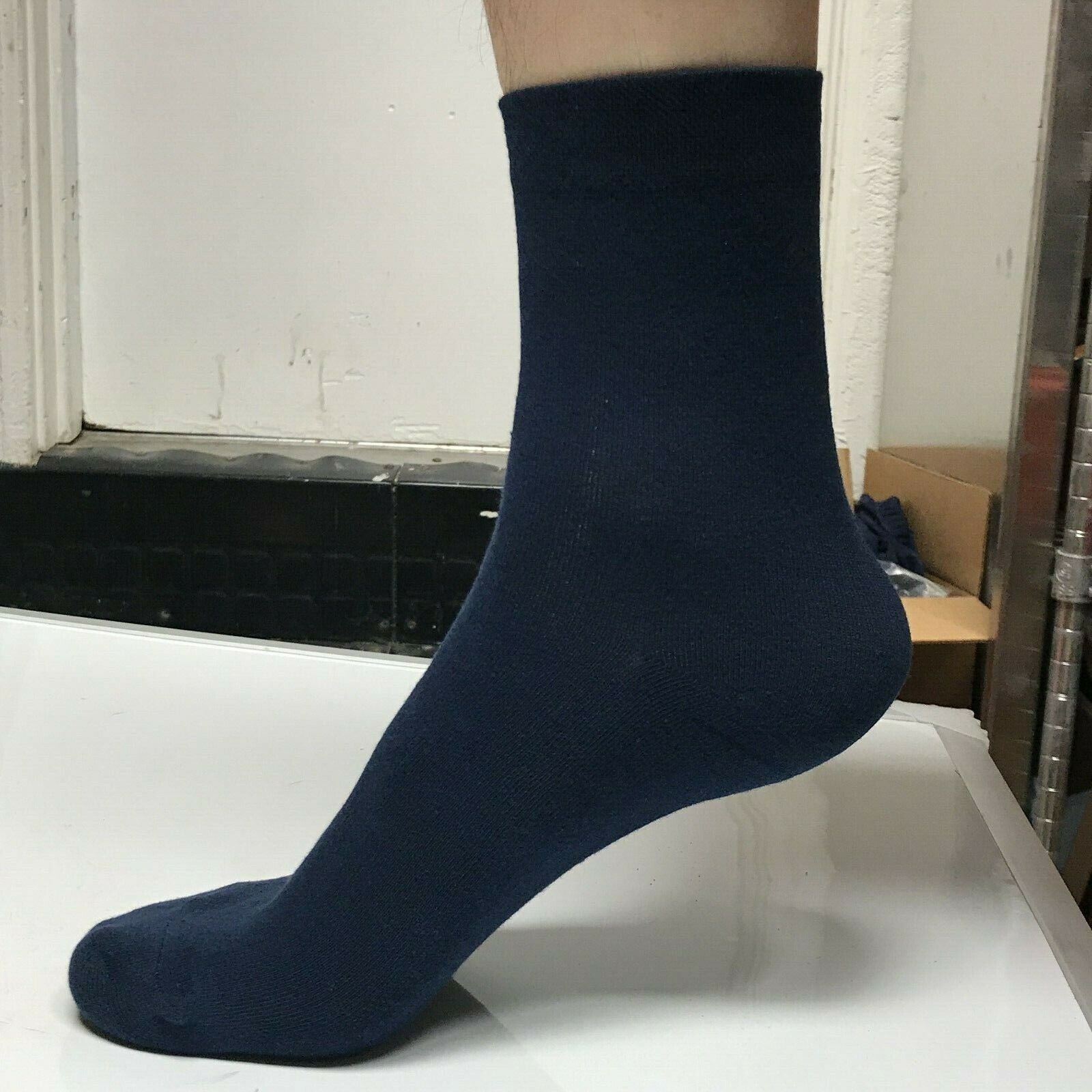 Lot 1-12 Mens Teens Casual Cotton Ankle Quarter Mid Crew Thin Socks Size 4-8.5