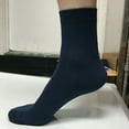 thumbnail image 5 of Lot 1-12 Mens Teens Casual Cotton Ankle Quarter Mid Crew Thin Socks Size 4-8.5, 5 of 6