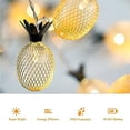 thumbnail image 2 of BIMEE Pineapple Solar String Lights 15ft 20 LEDs Waterproof Solar Powered Fairy String Lights Hanging Lights for Outdoor Garden Patio Landscape Home Wedding Birthday Party Decoration (Warm White), 2 of 3