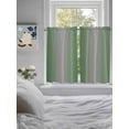thumbnail image 4 of Tier Curtains 45 Inches Long, Green Grey Ombre Window Treatment Curtain Drapes, Modern Gradient Abstract Art Small Curtain Drapes for Bathroom Laundry Room, 27.5"x45", 2 Panels, 4 of 7