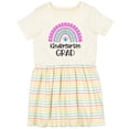 thumbnail image 3 of Inktastic Kindergarten Grad Graduation Rainbow Girls Toddler Dress, 3 of 5