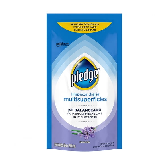 Limpiador Multisuperficies Pledge Lavanda Repuesto de 500 ml