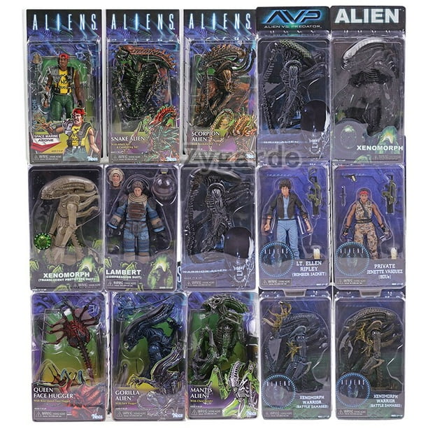 Action Figures Grid Alien Xenomorph Warrior Neca NECA Alien