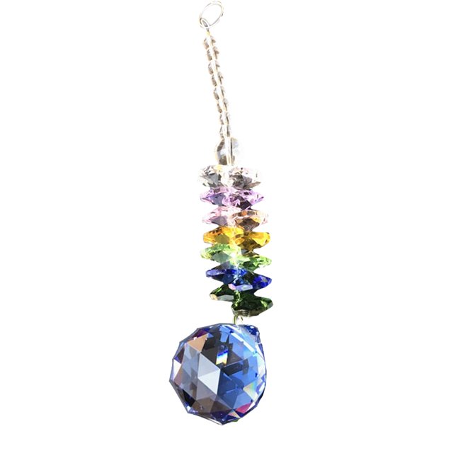 Atrapasueños de cristal, lámpara de araña Rainbow Maker, decoración de prisma colgante para el hogar, coche, oficina