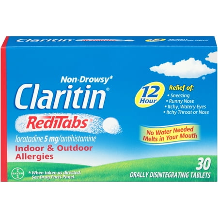Claritin 12 Hour Non-Drowsy Allergy Relief RediTabs, 5 mg, 30 Ct