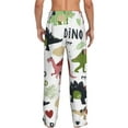 thumbnail image 3 of Balery Men'S Cute Dinosaurs Pants,Sleepwear Pants,Pajama Pants,Pj Bottoms Drawstring And Pockets-Small, 3 of 9