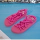 thumbnail image 4 of Conjunto de cuerdas de cáñamo planas de verano para mujer Sandalias de playa de punta abierta para mujer Wmkox8yii  nm7621, 4 of 7