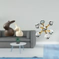 thumbnail image 2 of Juego de figuritas de con forma de de burbujas, escultura de cerámica moderna, mueble de jardín de Pascua, soporte de TV, decoració, 2 of 8