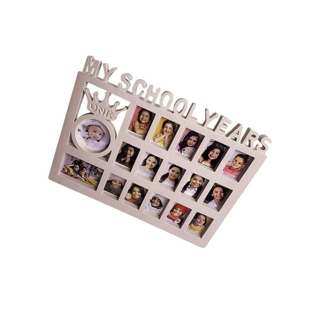 School Days Graduation Frame K-12 Picture Frame Kids Picture Frame Pink