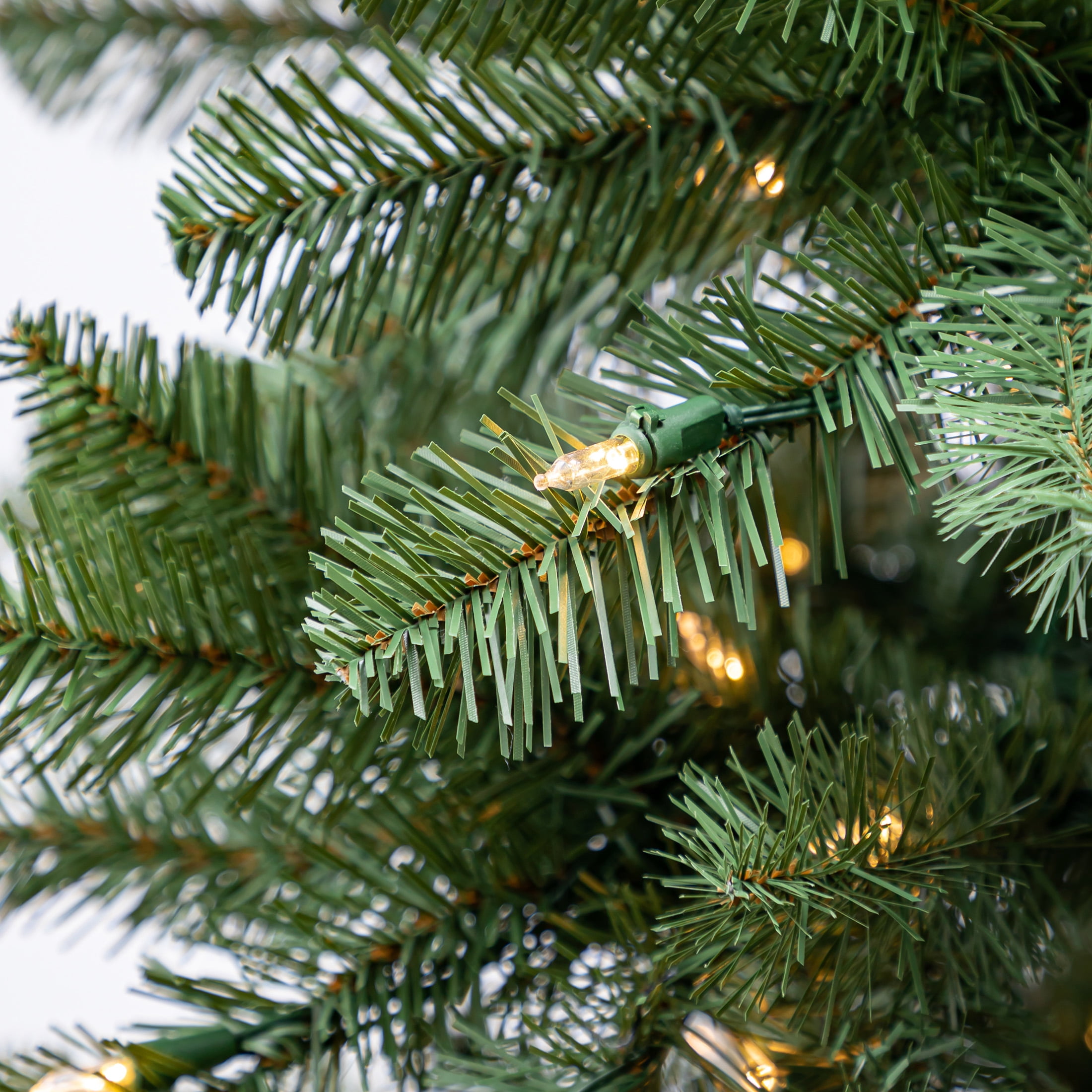 7’ Pre-Lit Duncan Fir Artificial Christmas Tree, Color-Changing LED Lights with Quick Set, by Holiday Time