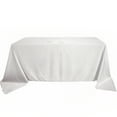 thumbnail image 3 of Your Chair Covers - 90 x 156 Inch Rectangular Velvet Tablecloth White, 3 of 3