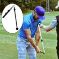 thumbnail image 4 of Folded Golf Swing Trainer Posture Corrector, Keep Your And Body in Right Angle, Suitable for Golf Training And Teaching Use Black, 4 of 10