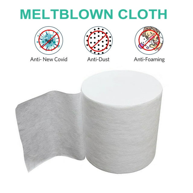 BFE99 Disposable Non-woven Fabric Filter Mouth Face Cover Cloth Meltblown Filter Cloth 50M Xingzhi