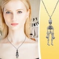 thumbnail image 3 of Ausyst Necklace for Women Vintage Skull Pendant Necklace For Women Men Fashion Skeleton Halloween Goth Punk Gothic Accessories Hip Hop Jewlery Charms Jewelry for Women on Sale Clearance, 3 of 6