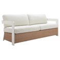 thumbnail image 2 of ZUO Gelo Sofa White & Brown, 2 of 11