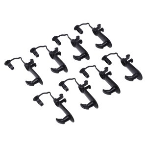 Floor Mat Clips Set, Floor Mat Hooks Slip Resistant Classic Black Flexible  For Vehicle