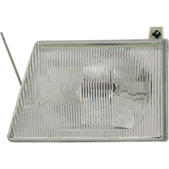 Headlight Compatible With 1999-2002 Ford E-450 Econoline Super Duty 1999-2007 E-350 Left Driver Halogen With bulb(s)