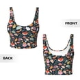 thumbnail image 5 of Lsque Autumn Forest Printed Women'S Sports Bra, Compression, Moisture Wicking, High-Impact Sports Bra For Women,Supportive sports bra-Large, 5 of 9