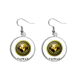 thumbnail image 1 of Logo Taiwan farolillos voladores Pendientes pendientes de plata colgantes joyas señora Unbranded M, 1 of 3