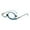 Blue, variant on Makeup Reading Glasses for Women Round One Eye Rotating Magnifying Cosmetic Readers Make Up Eyeglasses 2.5,Black