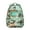 Greenish-blue-1, variant on Boho Tropical Backpack Hawaiian Print Jungle Floral School Bag Vibrant Exotic Summer Backpack for Students