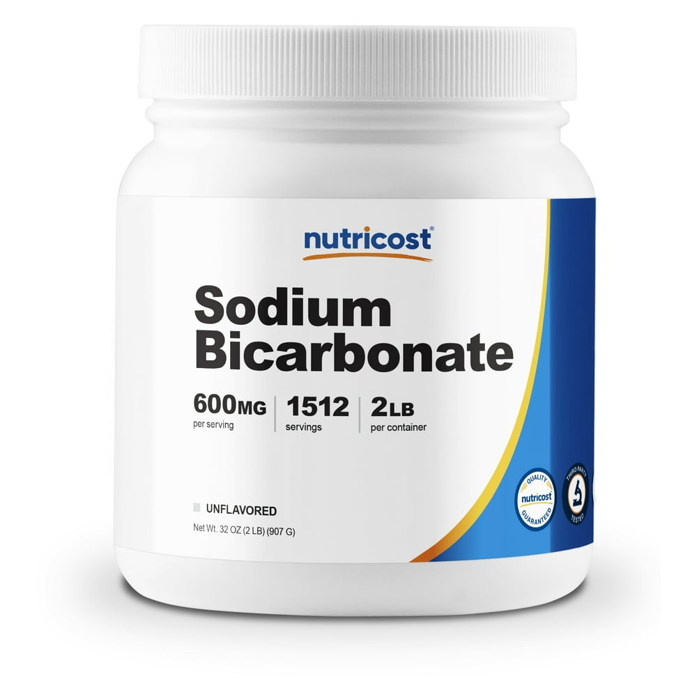 Nutricost Sodium Bicarbonate (2 LB) - 600mg Per Serving, Non-GMO ...