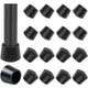 thumbnail image 2 of Paquete de 16 tapas de protección para sillas, tapas de goma para patas de sillas, tapas de protección para patas de sillas, diámetro interior: 1 pulgada/25 mm, negro, 2 of 6