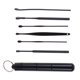thumbnail image 1 of Qarigey 6pcs / Set Earpick Herramienta de eliminación de cera de oído de acero inoxidable Kit de removedor de púas de oído portátil Type10 NO10, 1 of 6