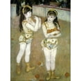 thumbnail image 2 of Renoir, Pierre-Auguste 19x24 White Modern Wood Framed Museum Art Print Titled - Two Little Circus Girls, 2 of 4