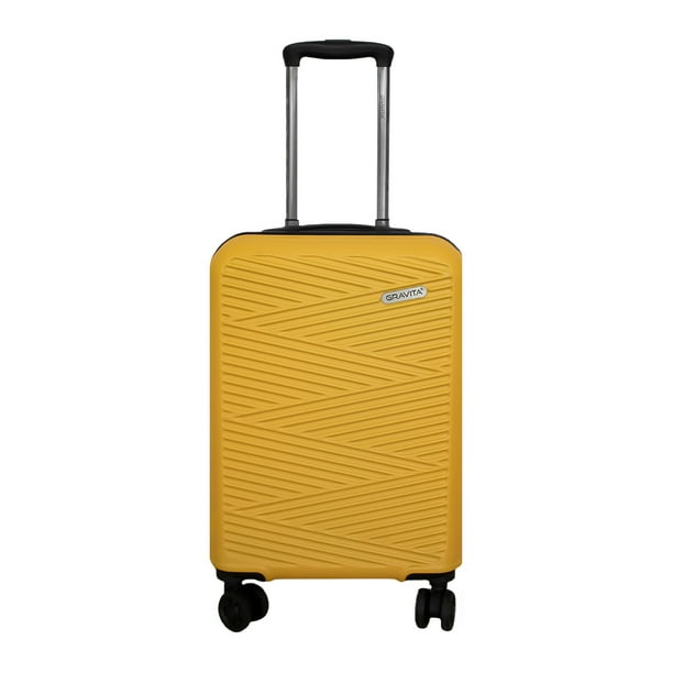 MALETA DE MANO RÍGIDA 20 PULGADAS CON RUEDAS 360 Y CANDADO TSA MARCA GRAVITA