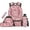 Axolotl Cherry Blossom, variant on Galaxy Cat School Backpack for Girls 10-12 17 inch Lightweight Bookbag with Lunch Box, Water Bottle Holder, Pencil Case & Keychain 5-Piece Set Elementary 3rd-6th Grade Back to School Gifts