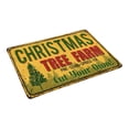 thumbnail image 2 of MKHERT Christmas Tree Farm Vintage Rusty Metal Sign Doormat Rug Home Decor Floor Mat Bath Mat 23.6x15.7 inch, 2 of 3