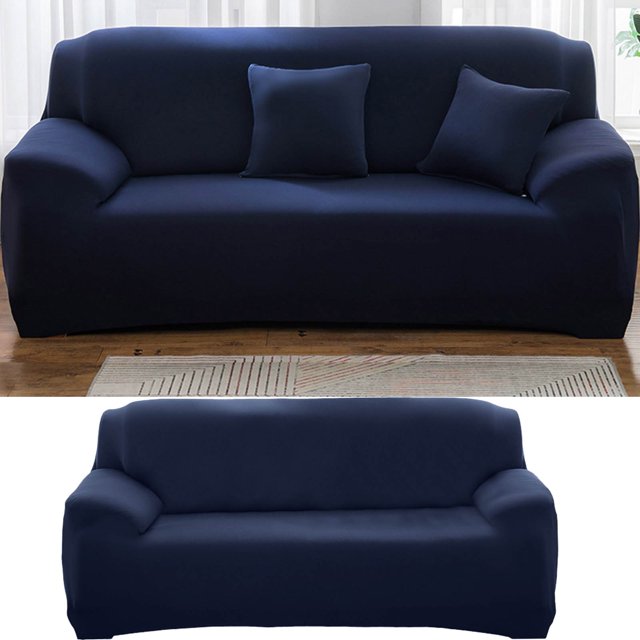 Boreal Craft Solid Color Elastic Sofa Cover Sofa Cover Full Cover Sofa Cushion Cloth Cover Full Cover Three Person Sofa Combination Plain Couch Seat Corner Sofa Cover Sectional Couch Cover for Dogs 2