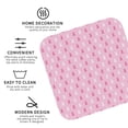 thumbnail image 3 of Vsdgher Breast Cancer Awareness5 Leather Coasters for Drinks, Durable Drink Coasters 4 Set for Tabletop Protection, Luxurious Home Décor and Housewarming Gift ( {designName})Square, 3 of 6
