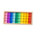 thumbnail image 3 of Juego de apilamiento de cubos de piedras preciosas acrílicas de arcoíris, regalo Ideal, bloques de construcción, juego de bloques de cubos para niños , 40 piezas, 3 of 8