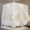 White, variant on 4 Corners Post Princess Curtain Bed Canopy Lace Up Double Layer 4 Opening Mosquito Net Mesh for Girls Bedroom Decoration(White, 53" W*78" L*82" H/Full)