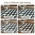thumbnail image 7 of ODIKA 8'x10' Washable Area Rug Non-Shedding, Easy Care, Checkered Farmhouse Plaid Gingham Border Doormat Rag Layered Refined Structured for King Size Bedroom Under Bed, Master Suite, 7 of 7